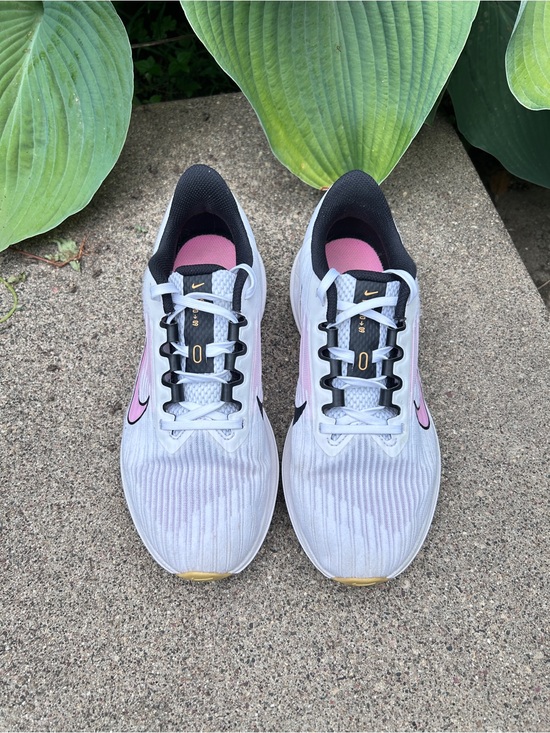 Nike Shoes - Nike Women’s White and Pink Running Shoes with Black Accents